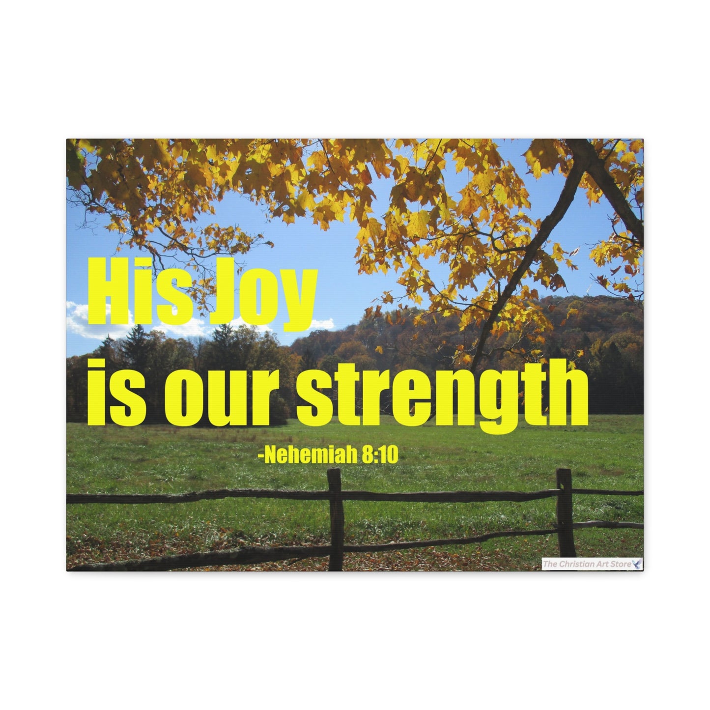 Nehemiah 8:10 Canvas