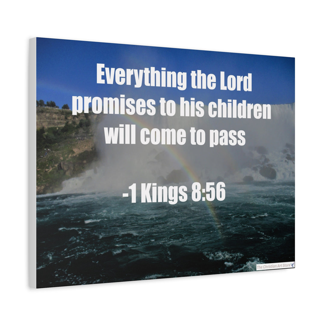 1 Kings 8:56 Canvas