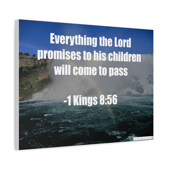 1 Kings 8:56 Canvas