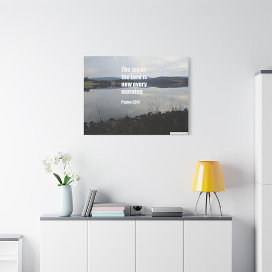 Psalm 30:5 Canvas