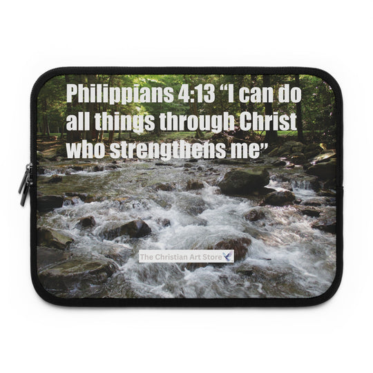 Philippians 4:13 Laptop Sleeve