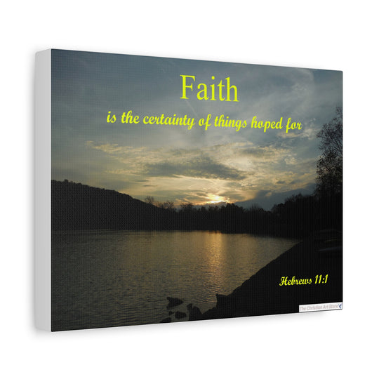 Hebrews 11:1 Canvas