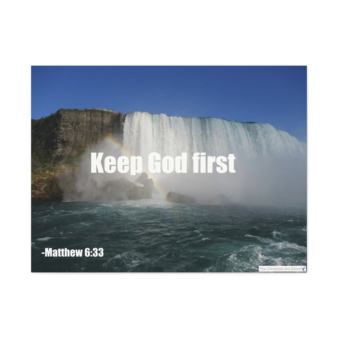 Matthew 6:33 Canvas