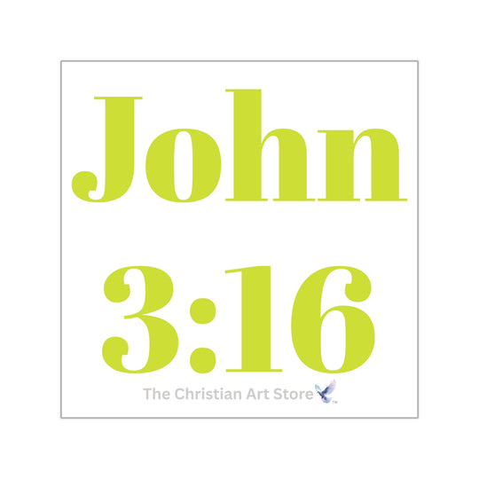 John 3:16 Salvation Sticker