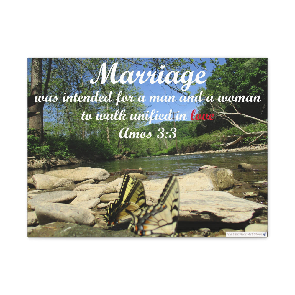 Amos 3:3 Canvas