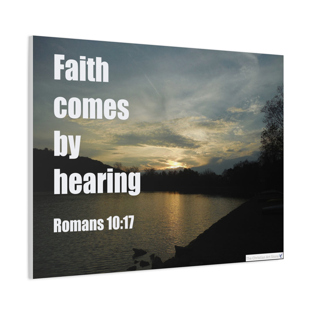 Romans 10:17 Canvas
