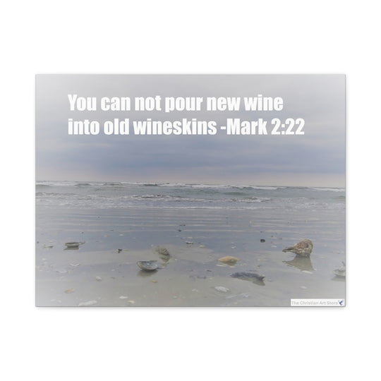 Mark 2:22 Canvas