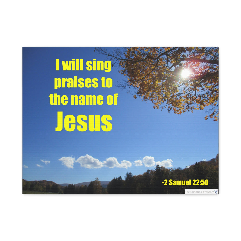 2 Samuel 22:50 Canvas