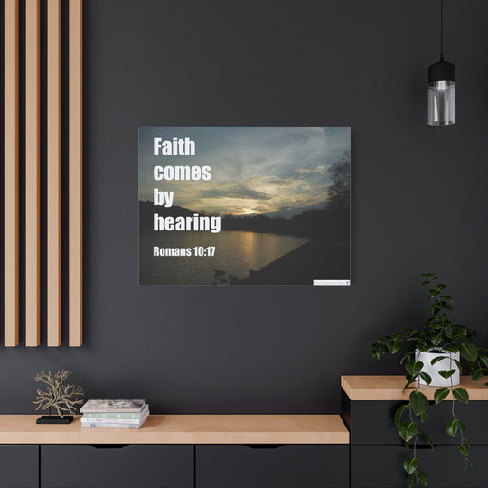 Romans 10:17 Canvas
