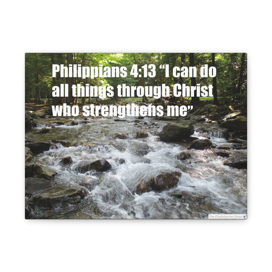 Philippians 4:13 Canvas