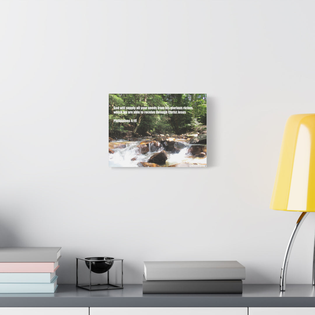 Philippians 4:19 Canvas