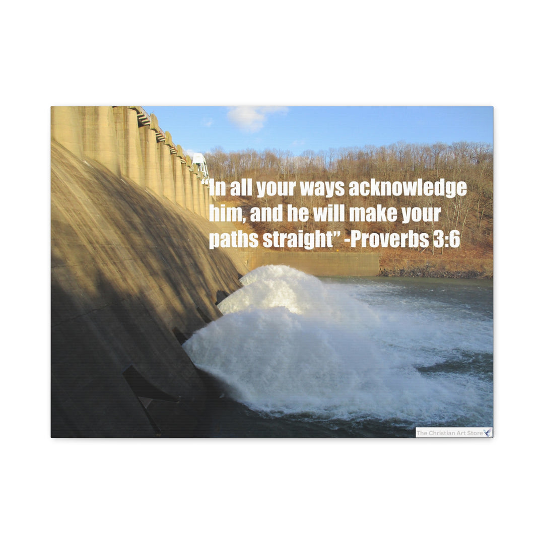 Proverbs 3:6 Canvas