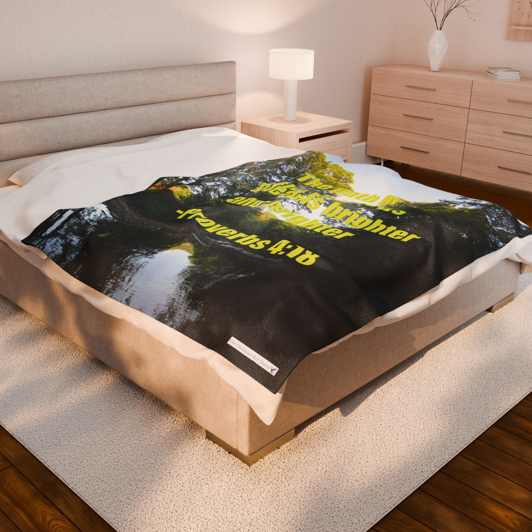 Proverbs 4:18 Blanket