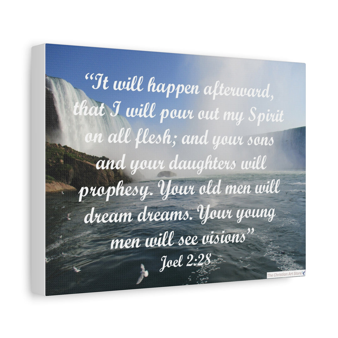 Joel 2:28 Canvas
