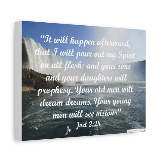 Joel 2:28 Canvas