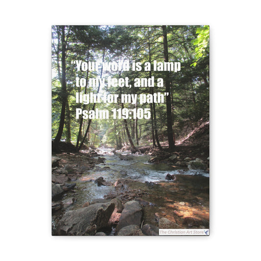 Psalm 119:105 Canvas