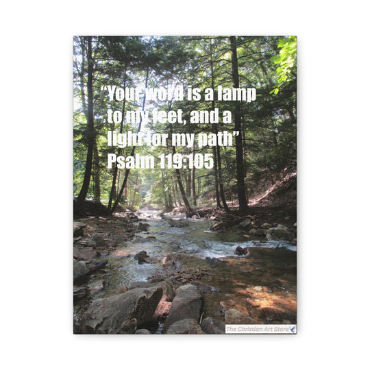 Psalm 119:105 Canvas
