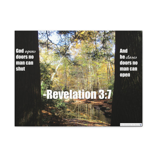 Revelation 3:7 Canvas
