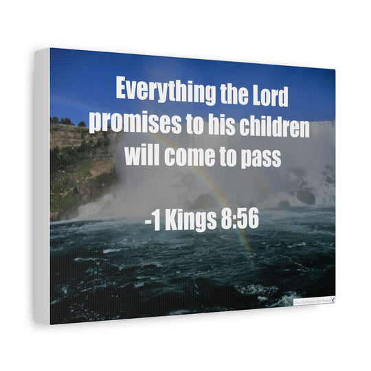 1 Kings 8:56 Canvas